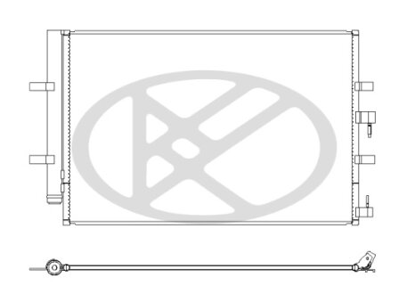Радіатор кондиціонера KOYORAD CD320908