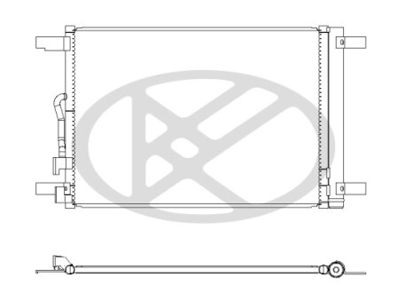 Радіатор кондиціонера KOYORAD CD450921