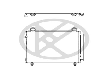 Радиатор кондиционера KOYORAD CD010382M