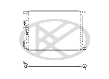 Радіатор кондиціонера KOYORAD CD811275M