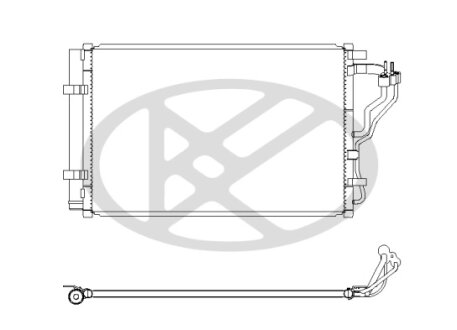 Радіатор кондиціонера KOYORAD CD811033