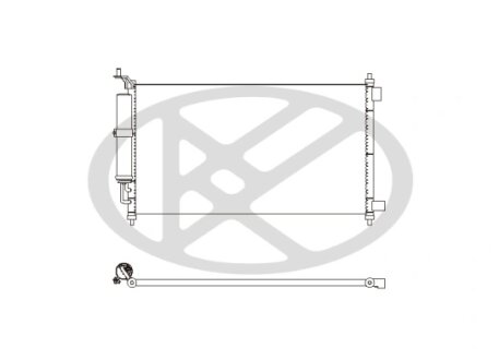 Радіатор кондиціонера KOYORAD CD020656