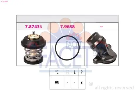 Термостат, охолоджуюча рідина FACET 7.8743K (фото 1)