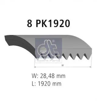 Поліклиновий ремінь DT 3.34215