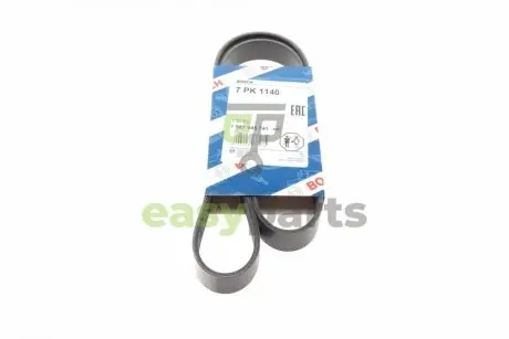 Ремінь генератора Nissan Micra/Note 1.6i 05- (7PK1140) BOSCH 1987945741