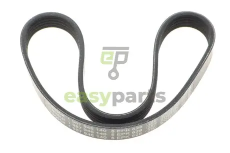 Ремінь генератора Ford Mondeo IV 2.5 07-15/Volvo S60/S80/V60/V70/XC60/XC70 07-16 (5PK628) BOSCH 1987946140