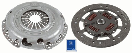 Комплект зчеплення Fiesta V/Fusion/Mazda2 1.6 i 01-08 (220mm) SACHS 3000 950 016