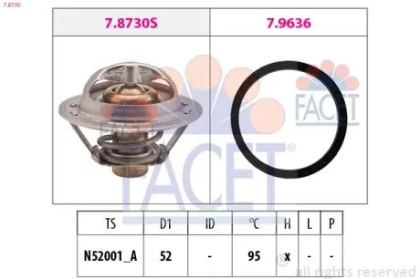 Термостат, охолоджуюча рідина FACET 7.8730