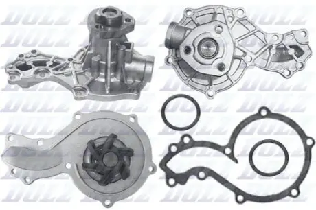 Водяний насос T4/Caddy II/Golf II/III/Passat B3/B4 1.9D/TD/1.6-2.0 (без корпуса) DOLZ A151