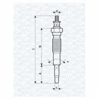 Свічка розжарювання MAGNETI MARELLI 062900094304