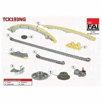 К-кт цепи привода ГРМ HONDA ACCORD VIII 2.4 08- (K24Y2, K24Z3, K24Z9) FAI TCK193NG