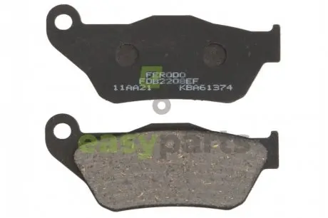 Фото гальмівна колодка FERODO FDB2208EF Гальмівна колодка FERODO FDB2208EF