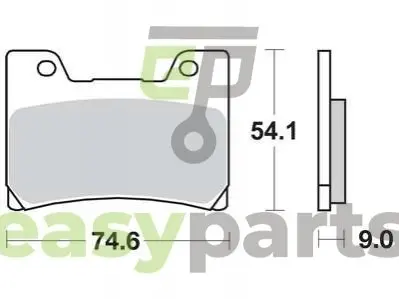 Фото тормозные колодки TRW MCB622SV Тормозные колодки TRW MCB622SV