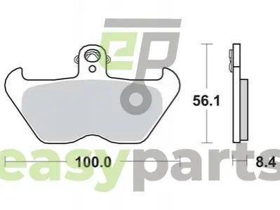 Фото тормозные колодки TRW MCB680 Тормозные колодки TRW MCB680