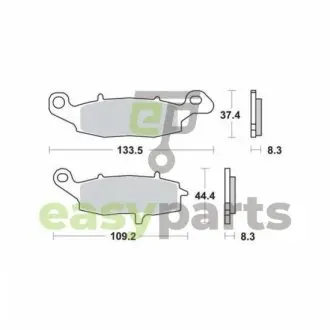 Фото тормозные колодки TRW MCB682SV Тормозные колодки TRW MCB682SV