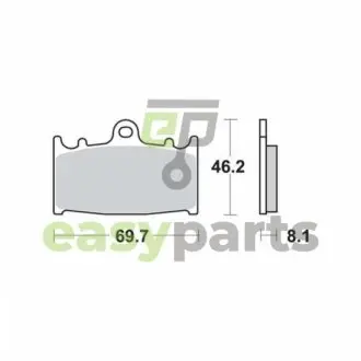 Фото тормозные колодки TRW MCB602SV Тормозные колодки TRW MCB602SV