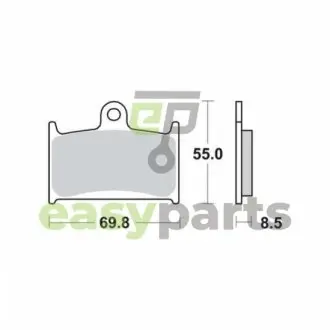 Фото тормозные колодки TRW MCB595 Тормозные колодки TRW MCB595