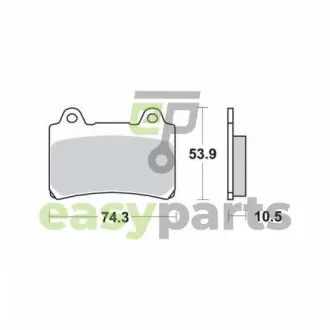Фото тормозные колодки TRW MCB559 Тормозные колодки TRW MCB559
