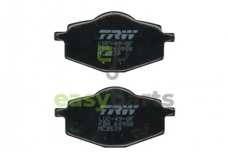 Фото тормозные колодки TRW MCB539 Тормозные колодки TRW MCB539