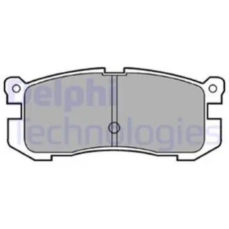 MAZDA гальмівні колодки задн. 626 87- Delphi LP624
