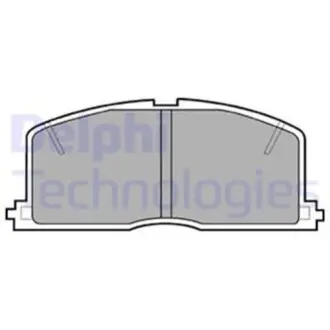 Гальмiвнi колодки дисковi Delphi LP460