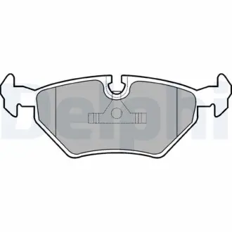 Тормозные колодки дисковые Delphi LP555