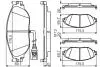 Колодки гальмівні дискові BOSCH 0986495350 (фото 7)