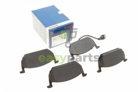 Колодки гальмівні (передні) Ауді A3/Seat Leon/Skoda Octavia IV/V/VW Golf VII 12- (+датчик) BOSCH 0986494721