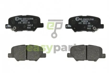 Колодки гальмівні (задні) Citroen C4 Aircross/Mazda 6/Mitsubishi Outlander III/Peugeot 4008 12- ATE 13.0460-5654.2