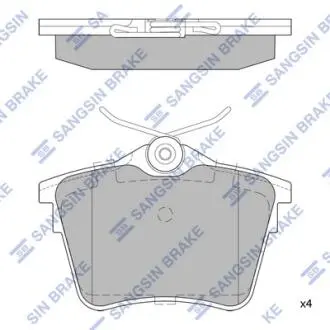 Комплект гальмівних колодок - дискові Hi-Q (SANGSIN) SP1897