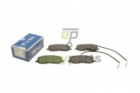 Колодки гальмівні (передні) Citroen C8/Peugeot 807 2.0/2.2 HDi 06- MEYLE 025 248 3919/W