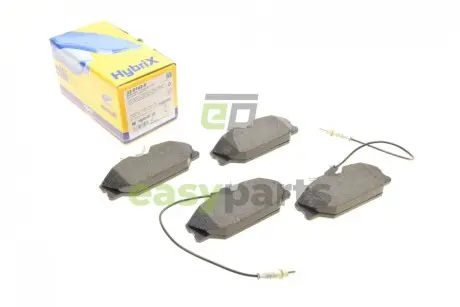 Колодки гальмівні (передні) Renault Laguna I 93-01/Megane I 96-03/Safrane 92-00 (з датчиком) Metelli 22-0142-0
