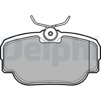 Гальмiвнi колодки дисковi Delphi LP914