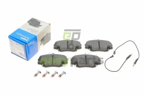 Колодки гальмівні (передні) Dacia Logan 04-/Renault Symbol/Clio/Megane/Peugeot 309 (з датчиком) (TRW) Delphi LP885