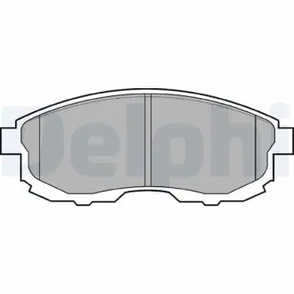 Гальмiвнi колодки дисковi Delphi LP812