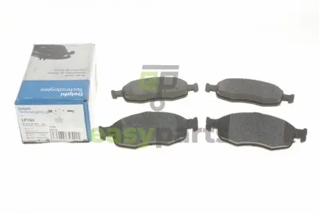 Колодки гальмівні (передні) Ford Mondeo I/II 93-00/Scorpio I/II 85-98 Delphi LP782