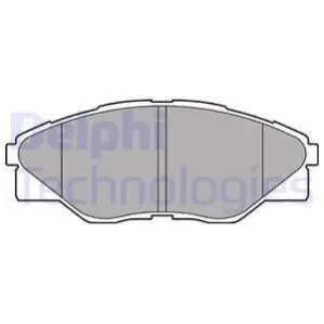 Гальмiвнi колодки дисковi ZN Delphi LP2496