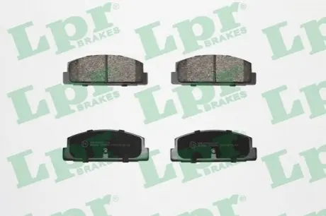 Комплект гальмівних колодок з 4 шт. дисків LPR 05P876