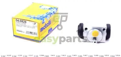 Циліндр гальмівний (задній) Ford Fiesta V 01-10/Fusion 02-12/Ka 01-08/Mazda 2 03-07 Metelli 04-0829