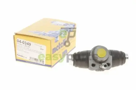 Циліндр гальмівний (задній) Audi 50/80/90 74-96/Skoda Octavia 96-10/VW Caddy/Golf/Passat B3/B4 82-99 Metelli 04-0349