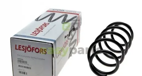 Пружина (передня) Ford Fiesta VI 1.4 (АКПП)/1.4-1.6TDCi 08- (накл.зад.ч/фургон/хетчбек) LESJOFORS 4027634