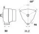Генератор 28V 55A MAHLE / KNECHT MG 806 (фото 2)