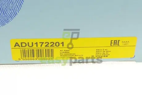 Фільтр повітряний MB (W220) 3.2CDI (к-кт 2шт) BLUE PRINT ADU172201