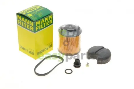 Фільтр AdBlue (сечовини) DAF 75CF/CF65/CF75/CF85/LF45/LF55/XF/XF105 4.5-12.9d 01- MANN U 620/3 Y KIT