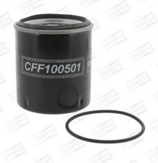 JEEP фільтр паливний H=104mm диз.Grand Cherokee II2.5/3.1TD 88- CHAMPION CFF100501 (фото 1)