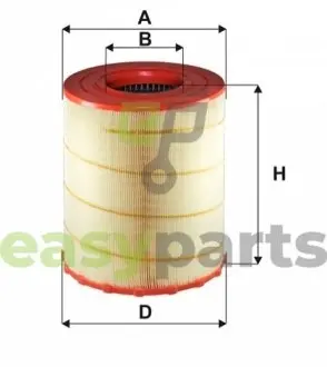 Фільтр повітряний MB Atego/Axor 4.3/4.8/6.4/7.2D OM904/OM906/OM924/OM926 98- WIX FILTERS WA10324