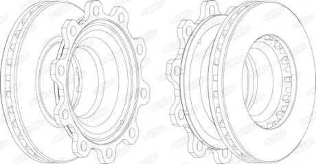 Тормозной диск BERAL BCR193A