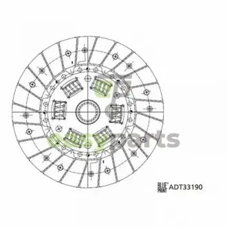 Диск сцепления BLUE PRINT ADT33190