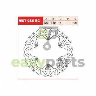 Фото тормозной диск TRW MST266EC Тормозной диск TRW MST266EC