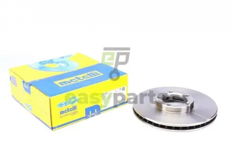 Диск гальмівний (передній) Ford Transit 91-00 T15"(DRW) (270x24.3) (вентильований) (зам.для 23-0324) Metelli 23-0458